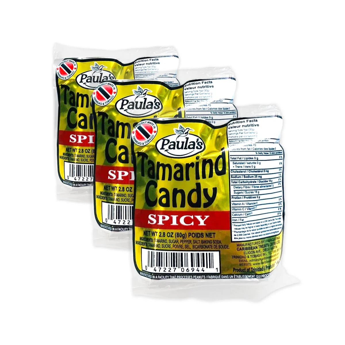 Tamarind Candy Spicy, 80g (3 Pack)